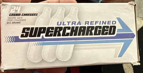 24 Supercharged Brand Cream Chargers - 8 Grams