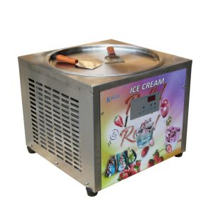 Countertop 45cm 18” round pan fried ice cream machine rolled ice cream machine