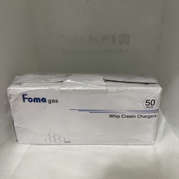 Foma Gas Whip Cream Chargers 50 Pack New Open Box