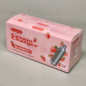 GREATWHIP Strawberry Professional Cream Chargers 24-PK Best By 06/26 (New)