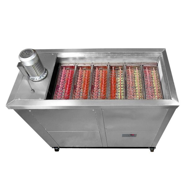 Kolice Commercial 6 Brazilian Slim Design Ice Sticks Popsicle Machine,Ice bars
