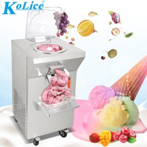 Kolice Italian Ice Machine Fresh Fruits Water Ice Making Gelato Ice Cream Maker