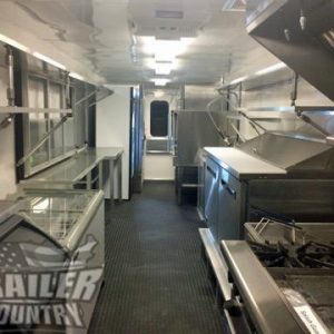 NEW 2024 8.5X32 ENCLOSED MOBILE CONCESSION KITCHEN FOOD VENDING TRAILER 1/2 BATH