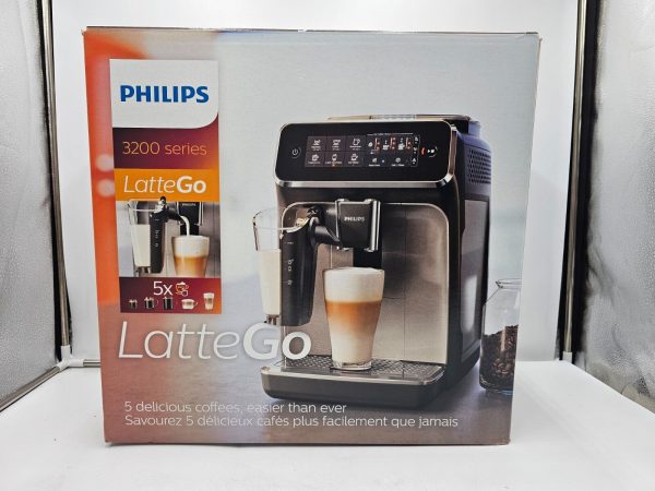 🍀 NEW! Philips 3200 Automatic Espresso Iced Coffee Machine LatteGo EP3241/54