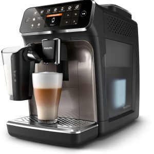 New Philips 4300 Fully Automatic Espresso Machine w/ LatteGo – EP4347/94