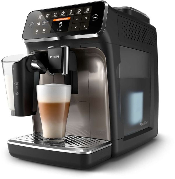 New Philips 4300 Fully Automatic Espresso Machine w/ LatteGo - EP4347/94
