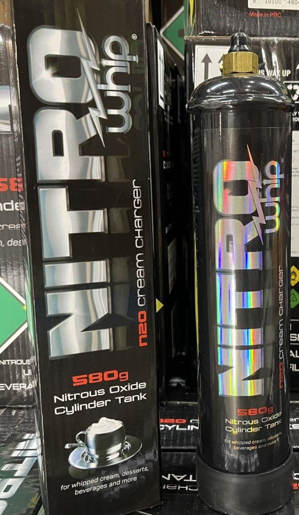 Nitro Brand Cream Chargers 580G Full Tanks (1 Out Of 6 PK)