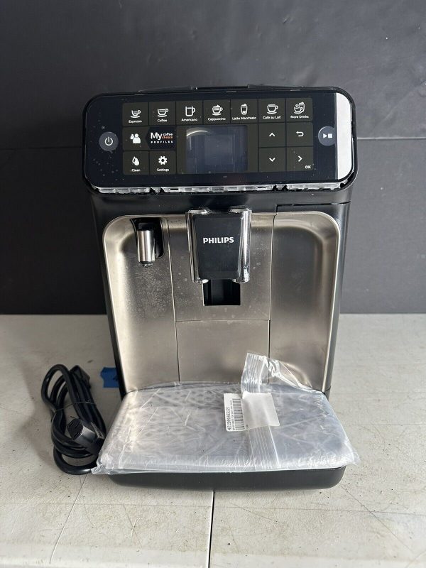 Philips 4300 LatteGo Super-Automatic Espresso Machine, Black -EP4347/94 111 READ