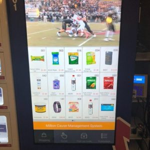 Refrigerated Vending Machine with Touch Screen wireless CC Processing Built In