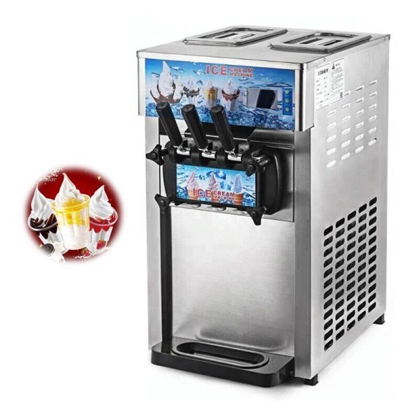 Soft Serve Ice Cream Machine Commercial Electric Ice Cream Makers 220V 110V