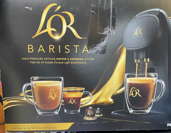 The L'OR Barista Coffee and Espresso Machine made by Phillips